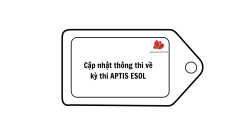 Cập nhật thông thi về kỳ thi APTIS ESOL